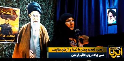  فیلم| پیمان دوباره زائران اربعین با رهبر شهید و فرمانده محور مقاومت