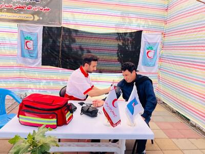هلال احمر کردستان ۱۶۰۰ خدمت به زائران اربعین ارائه کرد