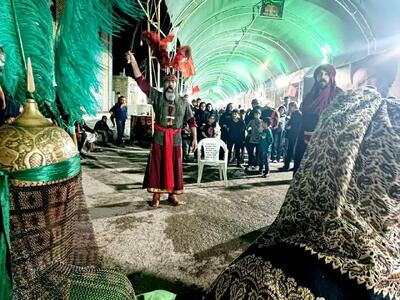  چذابه و شلمچه، صحنه روایت عاشورا با زبان هنر