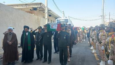 شعار مرگ بر آمریکا در استقبال از شهدای اخیر در مرز مهران