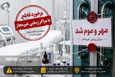 مهر و موم سه مرکز زیبایی غیرمجاز در کهگیلویه و بویراحمد