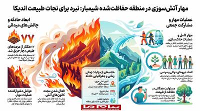 مهار آتشسوزی شیمبار اندیکا