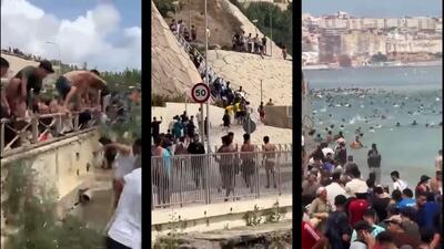  فیلم / مرگ 18 مهاجر در پی تلاش برای ورود به قلمرو اسپانیا