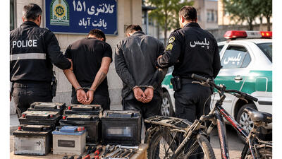 بازداشت وحید سیاه دوچرخه سوار در یافت آباد
