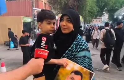  آرزوی کربلای خانوادگی که ناتمام ماند؛ روایت همسر شهید محمد خلج از اربعین به نیابت از همسرش + فیلم