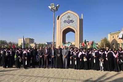  اعزام238 دانشجوی دانشگاه علوم پزشکی بیرجند به پیاده روی اربعین - تسنیم