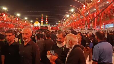  قابی به یادماندنی از حال و هوای زائران در بین الحرمین + عکس