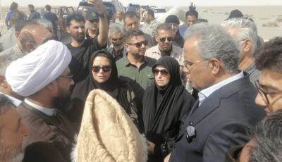 بازدید معاون رئیسجمهور از کانال تبخیر نیمروز