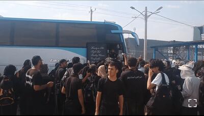 اتوبوسهای چهار استان در مرز مهران با کمبود مواجه شد