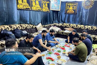  عکس/سفره‌داران اربعین ...