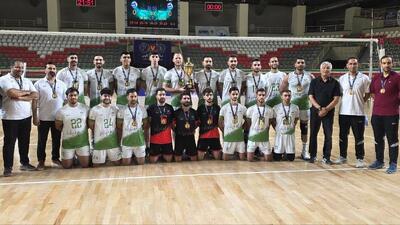  فولاد غدیر قهرمان سوپرلیگ والیبال فارس شد