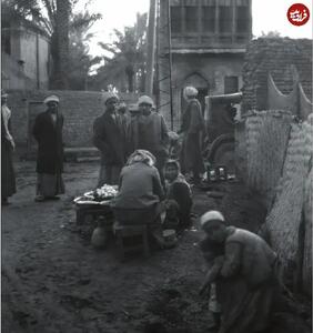  بساط غذای خیابانی در شهر «بغداد«؛ 95 سال قبل (عکس)