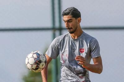آمادگی بدنی مهاجم جوان پرسپولیس جلب توجه کرد