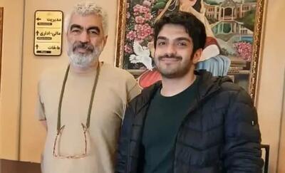  قاب مشترک سروش صحت با پسرش که حالا بازیگر شده است