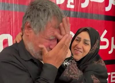  عاشقانه یک زوج میانسال در شلوغی بین‌الحرمین