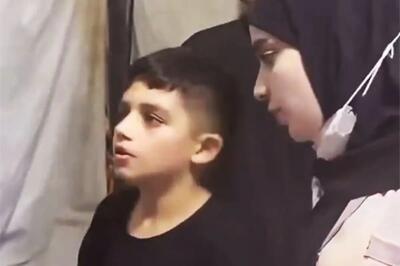  پسربچه ایرانی مترجم خانم دکتر عراقی شد