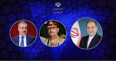  تماس تلفنی عراقچی با فرمانده ارتش پاکستان و وزیر خارجه ترکیه