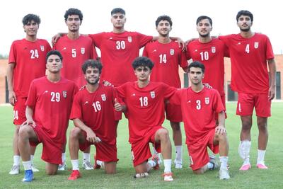  تیم ملی فوتبال جوانان در دو گروه تمرین کرد