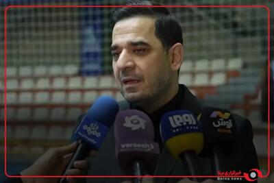 صحبتهای میلاد تقوی رئیس فدراسیون والیبال در بازدید از تمرین ملیپوشان