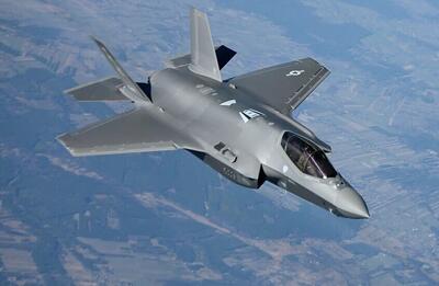  جنگنده اف-۳۵ آمریکا سقوط کرد + فیلم