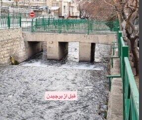 رفع گلوگاه سیلابی تهران با تخریب پل بیمارستان مفید