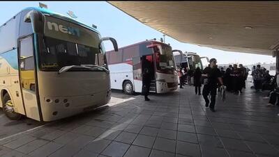  ۲۱ هزار و ۲۹۶ زائر اربعین با 741 سفر به مرزهای خروجی کشور اعزام شدند