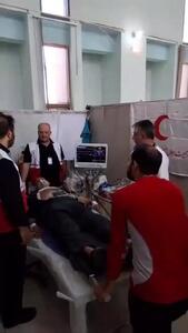 نجات معجزهآسای زائر دچار ایست قلبی در درمانگاه هلالاحمر کربلا + فیلم