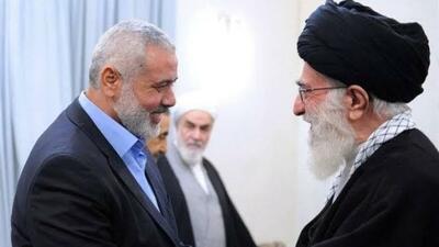  فیلم/ آخرین دیدار شهید هنیه با رهبر شهید انقلاب در روز قبل از شهادتش