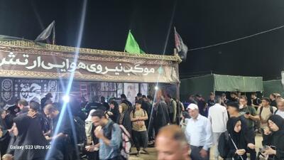  نهاجا خادم زائران اربعین حسینی در مرز مهران