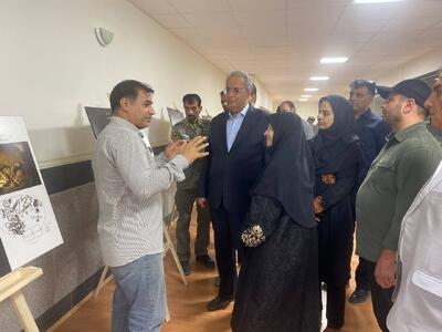  معاون رئیس‌جمهور از موزه شهر سوخته بازدید کرد