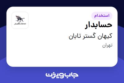 استخدام حسابدار - آقا در کیهان گستر تابان