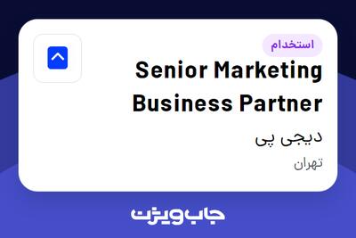 استخدام Senior Marketing Business Partner در دیجی پی