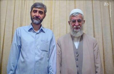  تصویری از شهید مصباح‌الهدی باقری در کنار رهبر شهید انقلاب