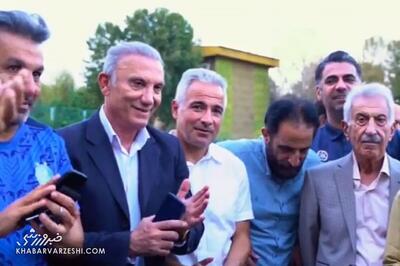  ویدیو| حضور رقبای سابق پرسپولیسی در جشن تولد و بازی دوستانه استقلال - هنرمندان - پارس فوتبال