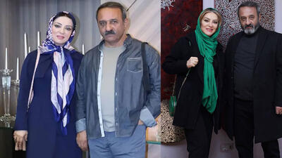  فیلم/ عاشقانه های علی اوسیوند و حمیرا ریاضی در ختم اکبر عبدی که وایرال شد / یک تنه استانداردهای عشق را جابه جا کردند