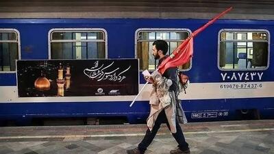  حرکت ۳۳۶ رام قطار برای جابه‌جایی زائران اربعین حسینی