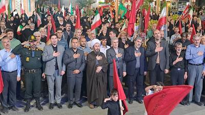 عزاداری و تجمع خونخواهی مردم خوی از لنز دوربین شهروندخبرنگار