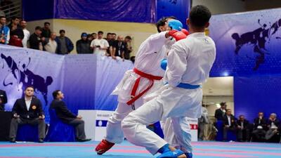  قهرمانی ایران در مسابقات کاراته آسیای میانه