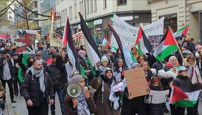 تظاهرات حامیان فلسطین در استکهلم علیه اسرائیل
