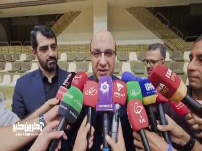  صحبت‌های علی‌نژاد، دبیر کمیته ملی المپیک بعد از بازدید تمرینات تیم ملی بسکتبال