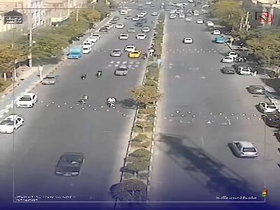  تصادف شدید خودرو با عابر پیاده در بلوار چمن مشهد