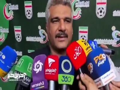 صحبت های مدیرعامل نفت مسجدسلیمان در پایان مراسم قرعه کشی لیگ یک