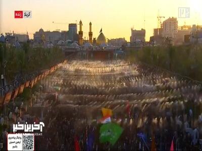 حال و هوای غروب بین الحرمین و عزاداری زائران حسینی