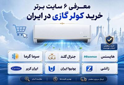  معرفی ۶ فروشگاه برتر خرید کولر گازی در ایران
