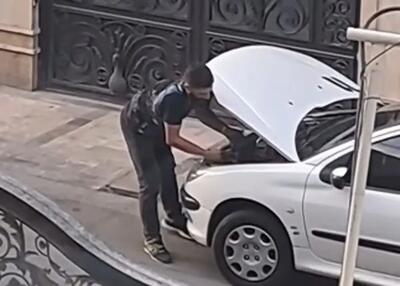  سرقت لوازم ارزشمند پژو 206 راس ساعت 6 صبح