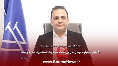  ۴۰هزار میلیارد تومان دارایی تحت مدیریت؛ دستاورد جدید ویستا - قسمت اول