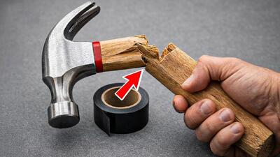 روش کاربردی و خلاقانه برای تعویض و تعمیر دسته چکش شکسته