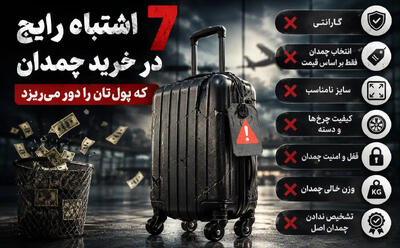 ۷ اشتباه رایج در خرید چمدان که پول‌تان را دور می‌ریزد