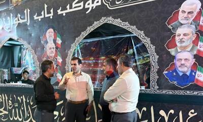خدماترسانی مطلوب ۲۰۵ موکب اربعین در بوشهر