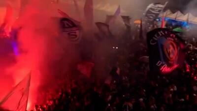 شادی با شکوه هواداران ناپولی به بهانه جشن صد سالگی باشگاه